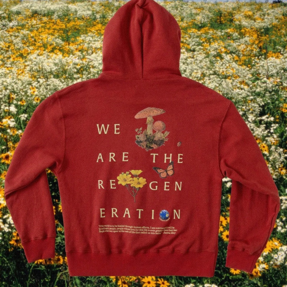 NWOT $168 Christy Dawn Red Regeneration Hoodie M